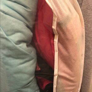 PINK Victoria's Secret Blue and Red Comforter